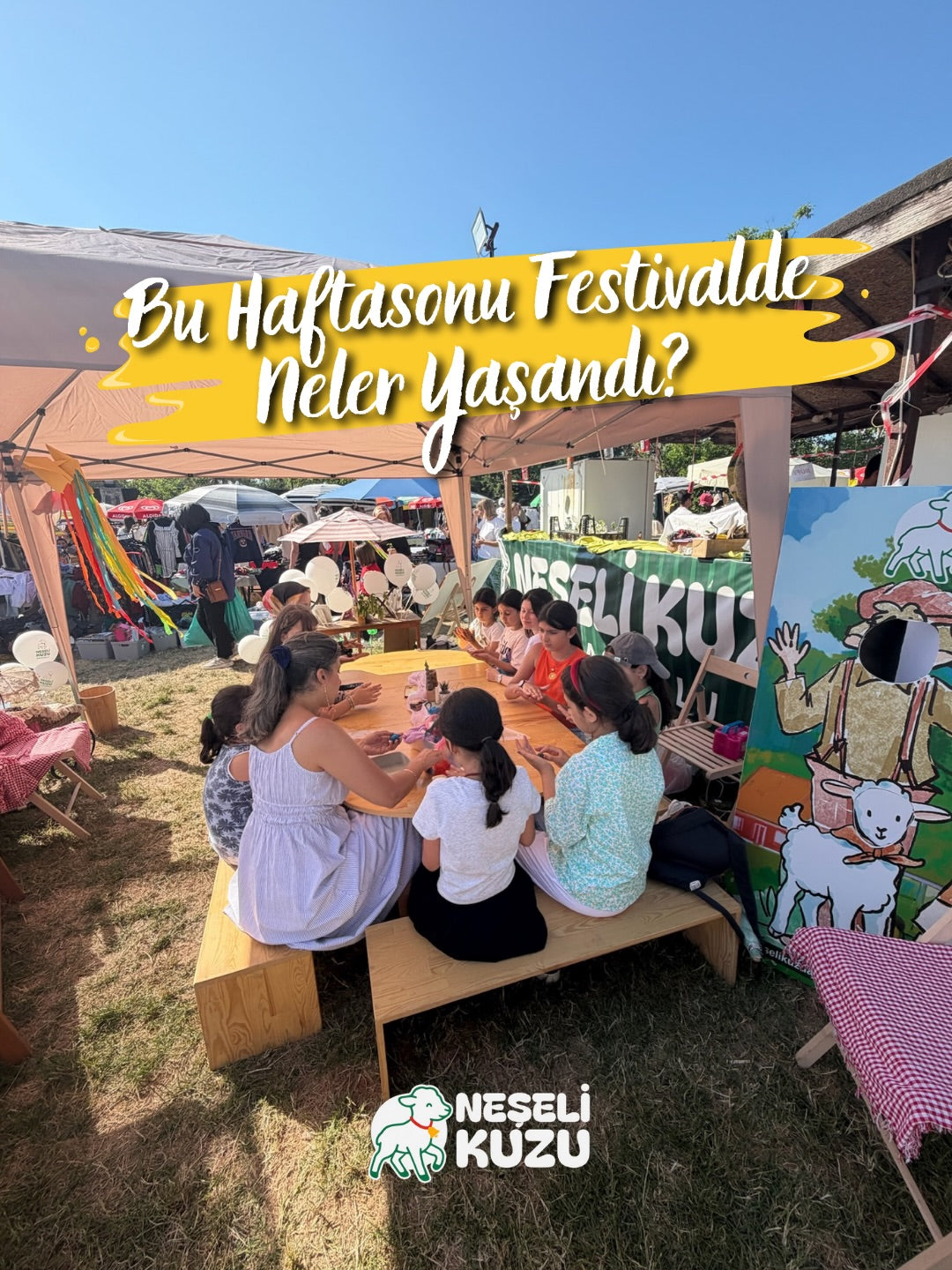 İkinci El Festivali’nde Çocuklarla Sanat, Doğa ve Yaratıcılık Dolu Bir Gün!